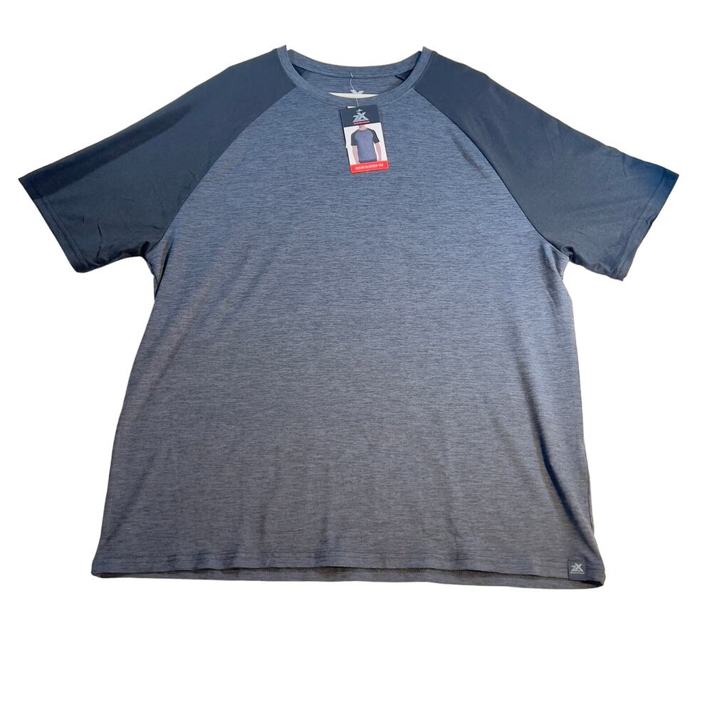 ZeroXposur T-Shirt Men's XXL NEW with Tags Grey/ Black Polyester Spandex Blend